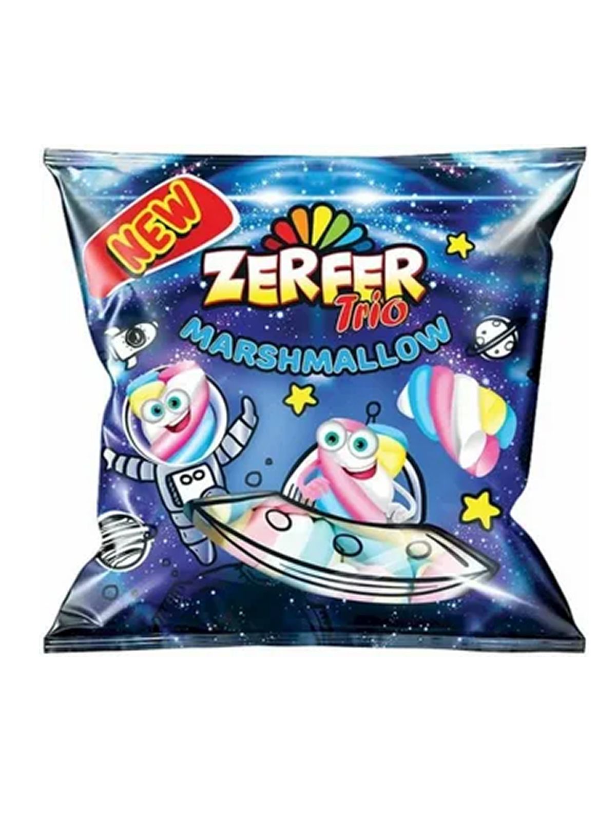 Маршмеллоу «Zerfer trio», клубника-ваниль-банан 90 г
