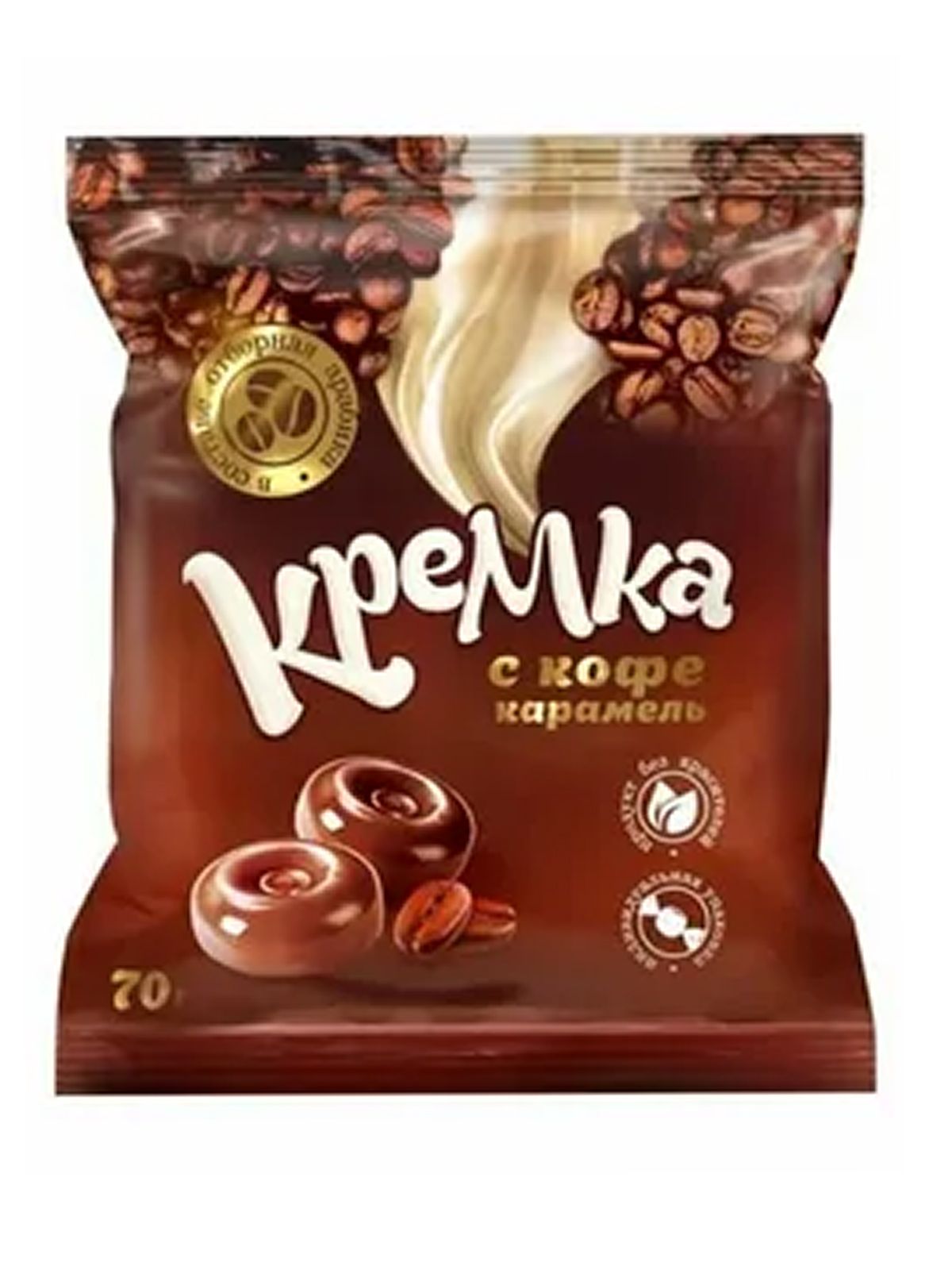 Карамель "Кремка" с кофе 70г.