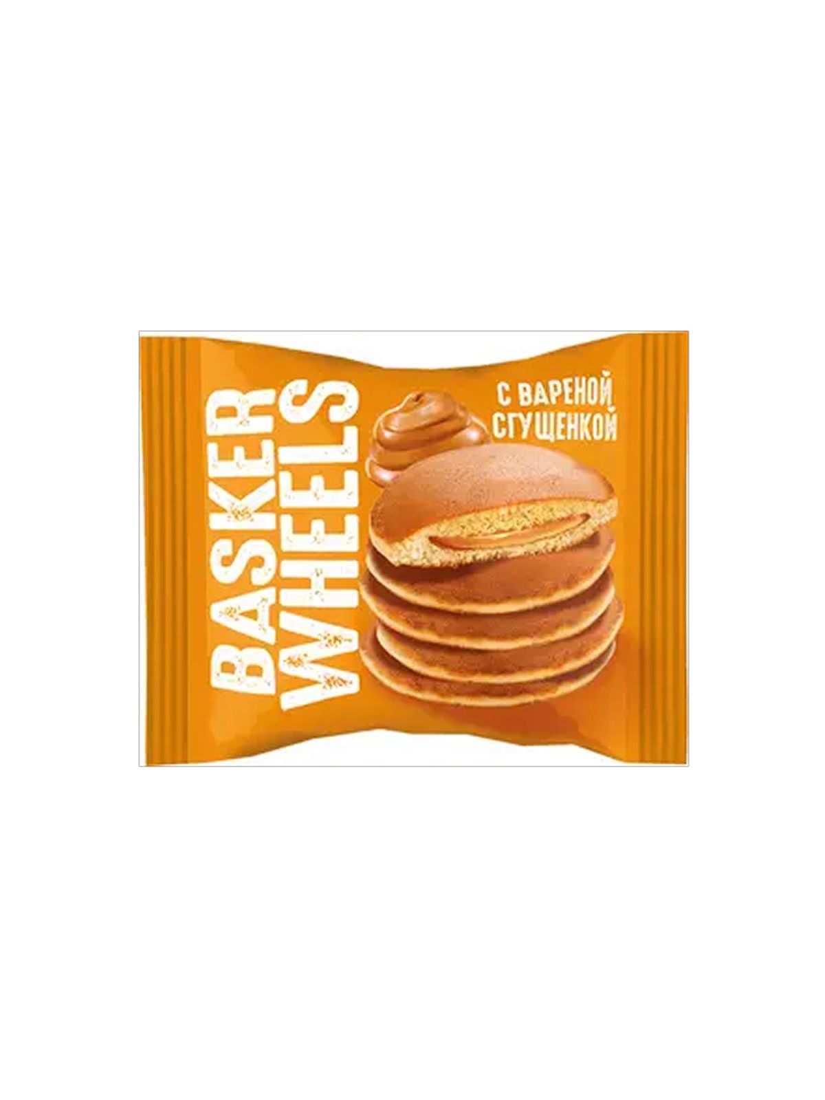 Панкейк "Basker Wheels" с вареной сгущенкой 36г.