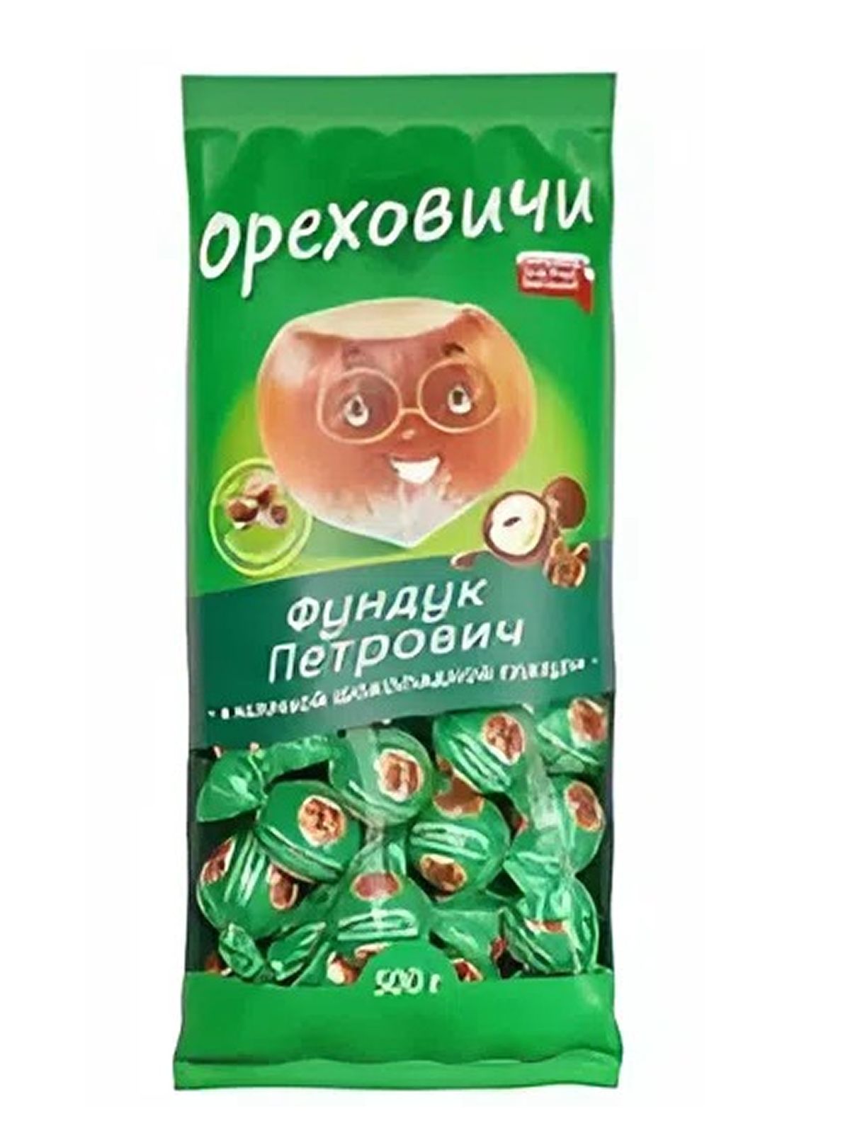 «Ореховичи», конфеты «Фундук Петрович» в молочной глазури, 500 г