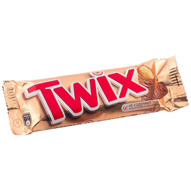 Шоколадный батончик "Twix" 55г. /1/40/