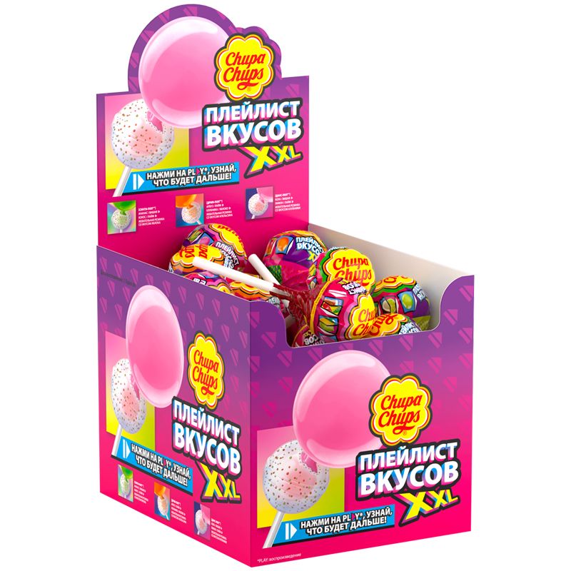 Леденец "Чупа Чупс XXL flavors playlist" 29г. /40/