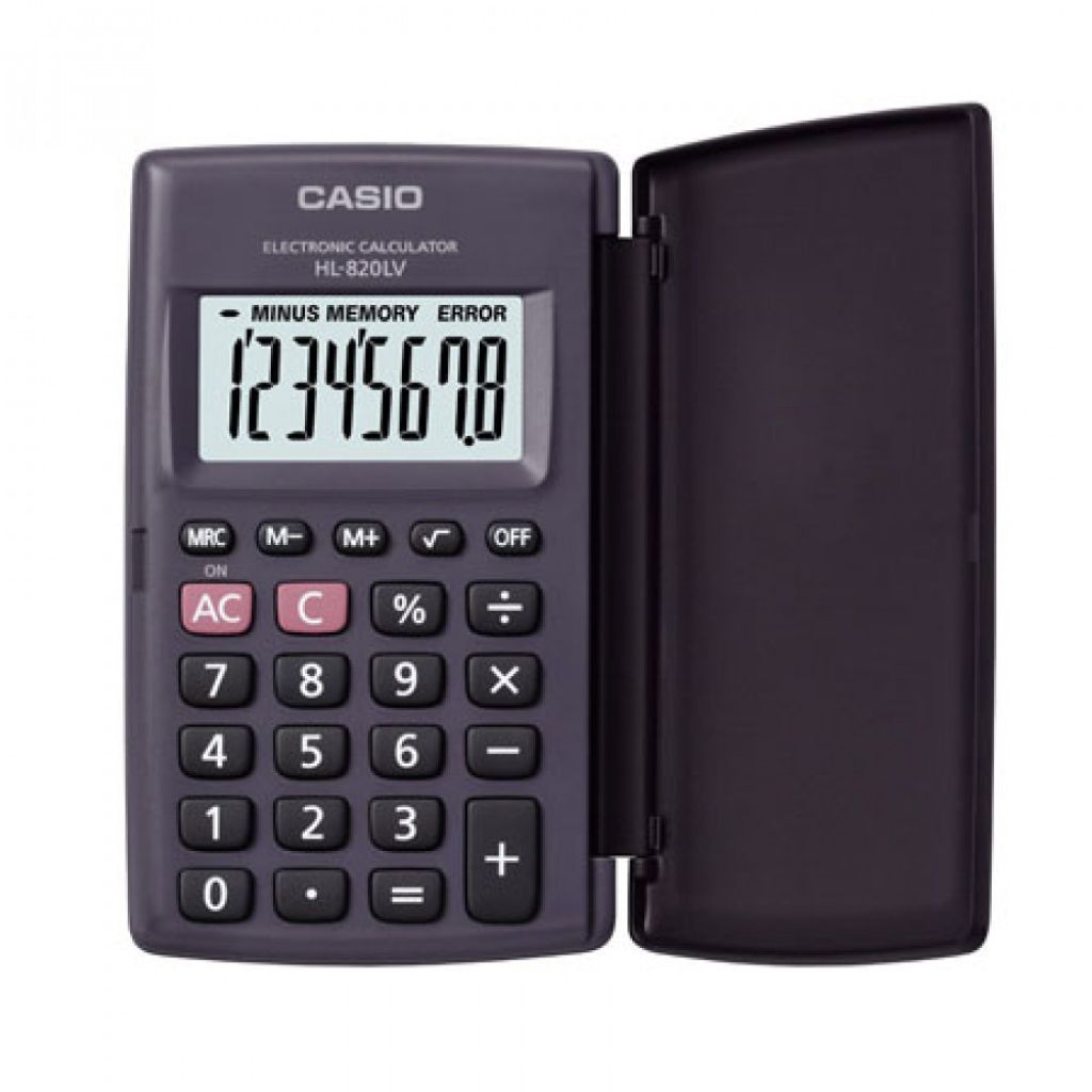 Калькулятор  8разр. "Casio" 105х65х8мм черный /1/
