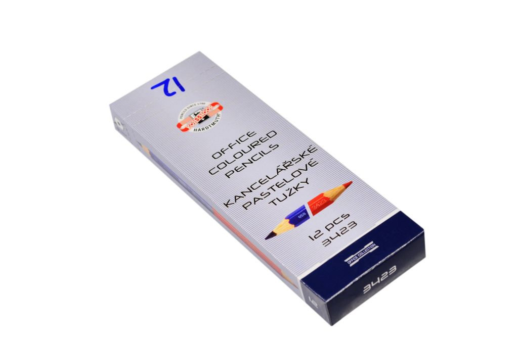 Карандаш двусторонний красно-синий "Koh-i-noor" /12/