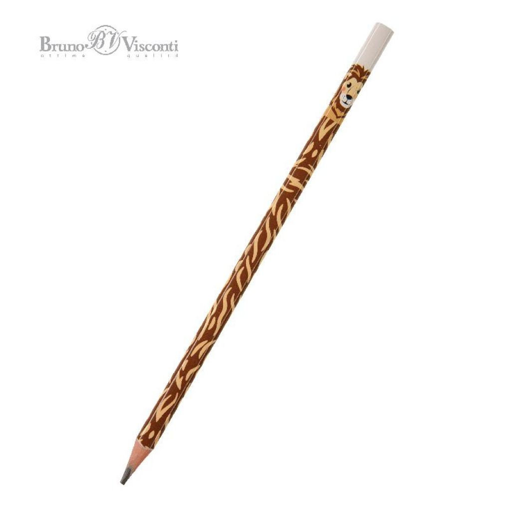 Карандаш чернографитный "ArtGraphix. Fun. Лев" НВ /48/