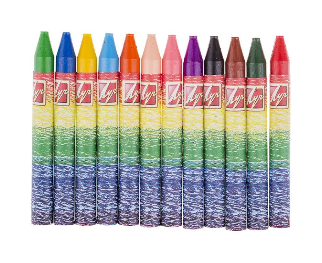 Карандаши 12цв. "Фантазия" восковые /32/