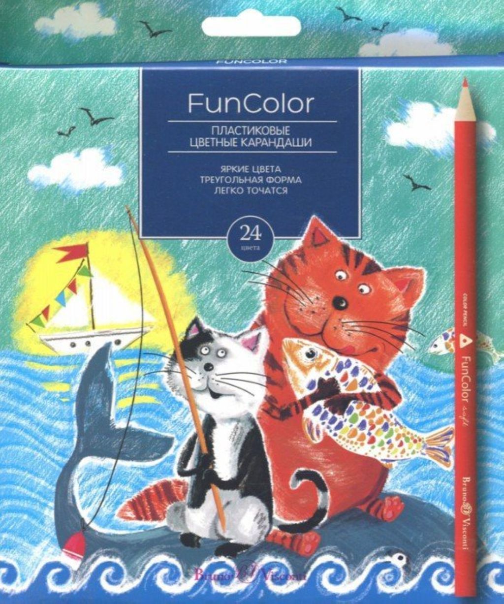 Карандаши 24цв. "FunColor" /12/