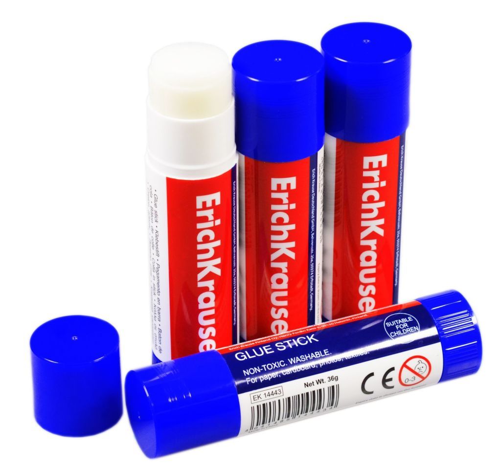 Клей-карандаш 36г "Erich Krause" /12/