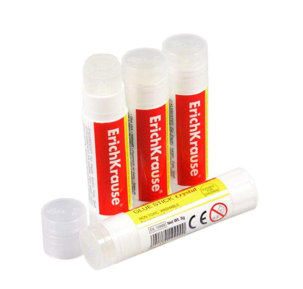 Клей-карандаш  8г "Erich Krause" CRYSTAL /30/