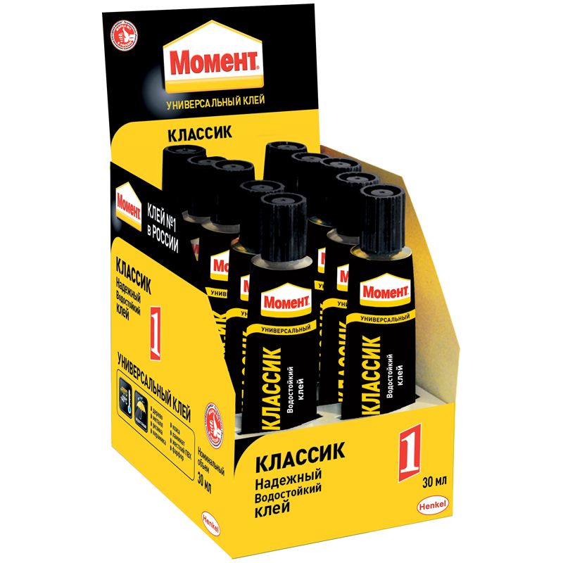 Супер клей "Момент Классик" 30мл прозрачный /10/