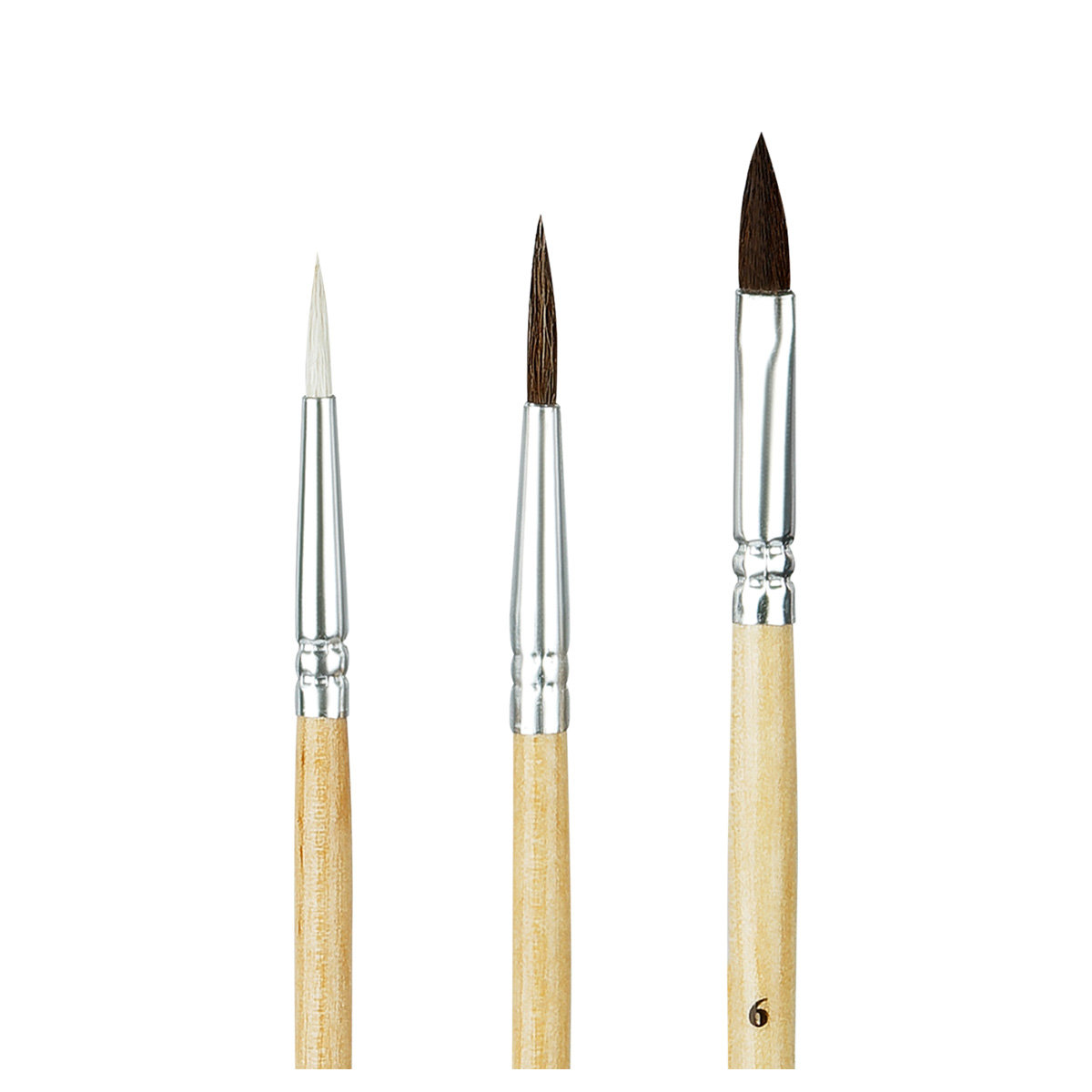 Кисти в наборе  3шт. "ArtSpace" пони (№ 3,4,6) /24/