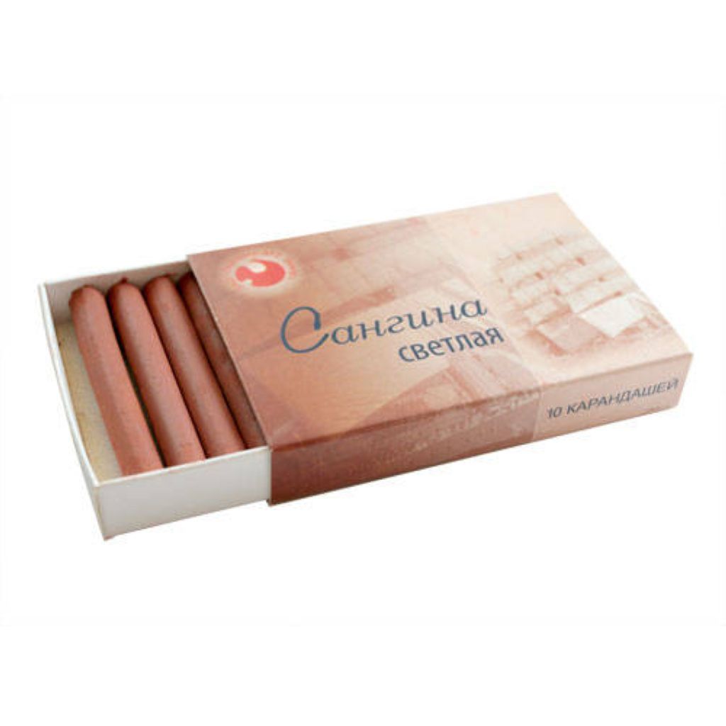Сангина 10шт. светлая в картонной коробке /1/