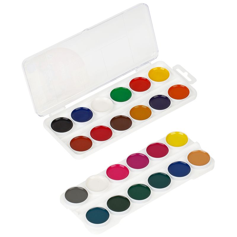 Краски акварельные 24цв. "Енот в Красном море" /12/