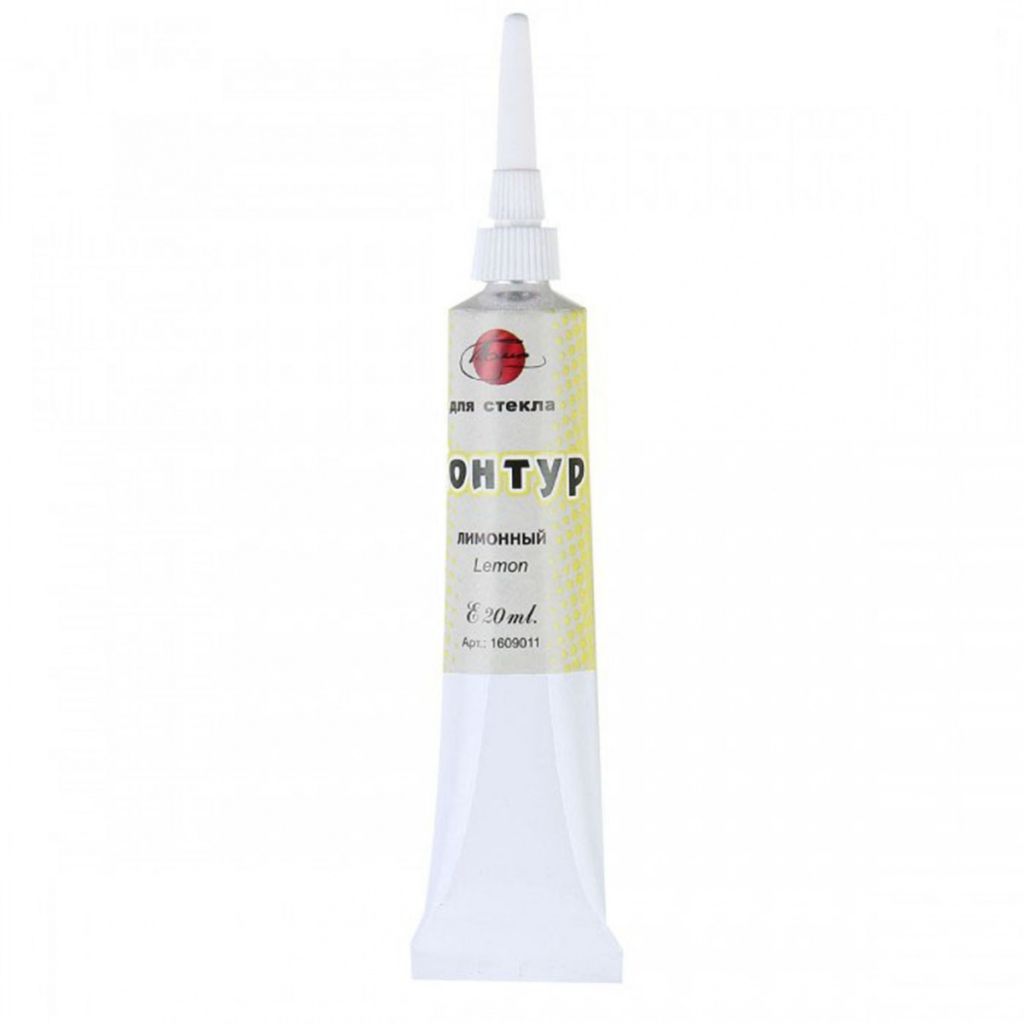 Контур 1цв.  "Таир" 20мл по стеклу лимонный /5/