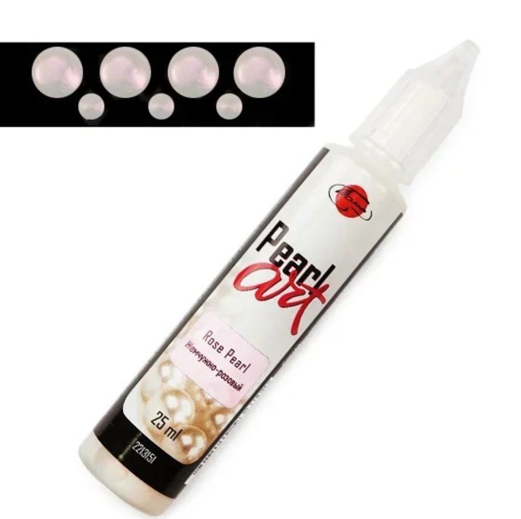 Краска для создания жемчужин "Pearl Art" 25мл жемчужно-розовая /1/