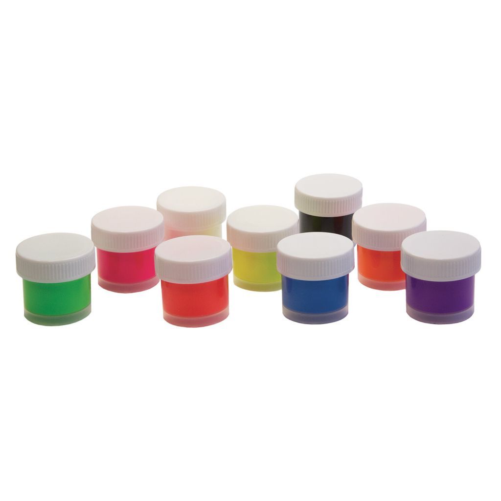 Краски по ткани  9цв. 15мл "Луч" акриловые флуоресцентные /18/