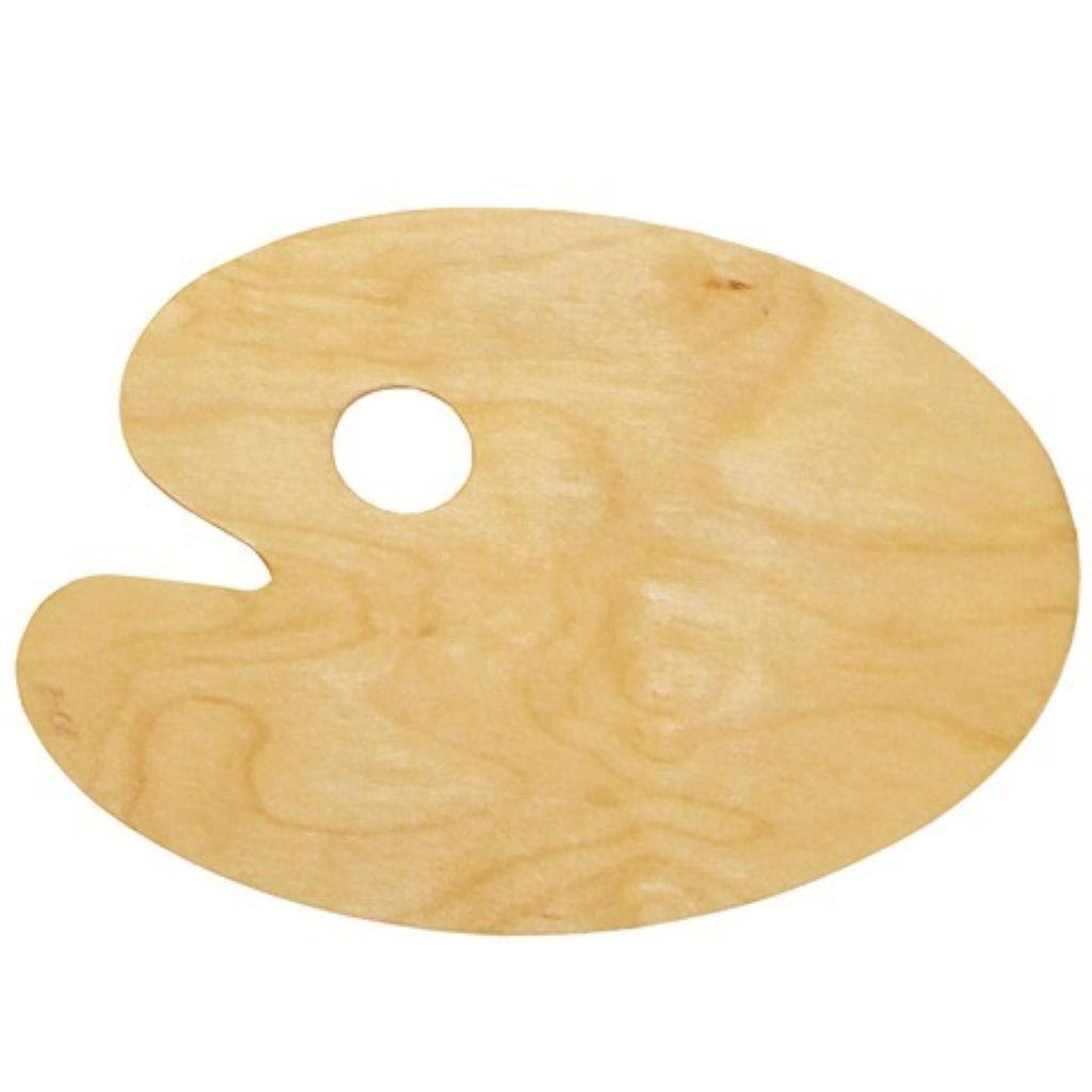 Палитра деревянная  20х30см овальная