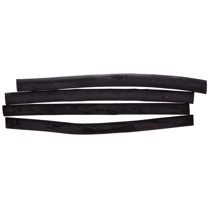 Уголь для рисования  4шт. Гамма "Московская палитра", ивовый, круглый, Ø 8-10мм