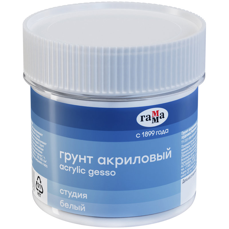 Грунт 110мл "Гамма" белый акриловый /8/