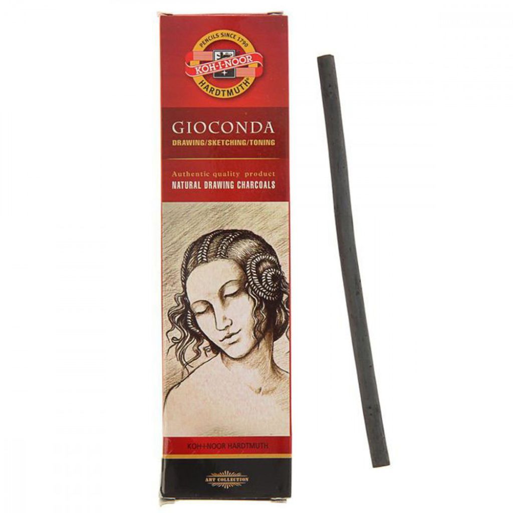 Уголь для рисования  6шт. "Koh-i-noor" 6-7мм натуральный /12/