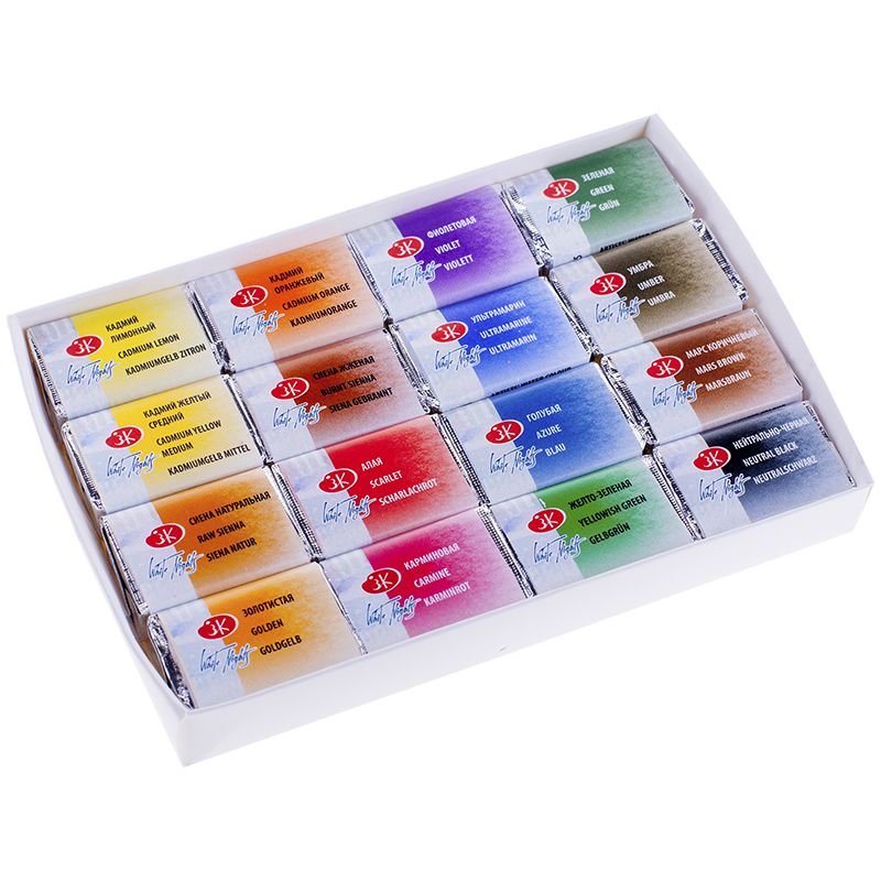 Краски акварельные 16цв. "Невская палитра" Ленинград-2/ 2,5мл кюветы /1/