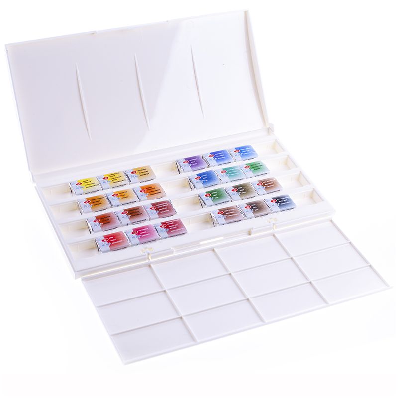 Краски акварельные 24цв. "Невская палитра" Санкт-Петербург 2,5мл кюветы /1/