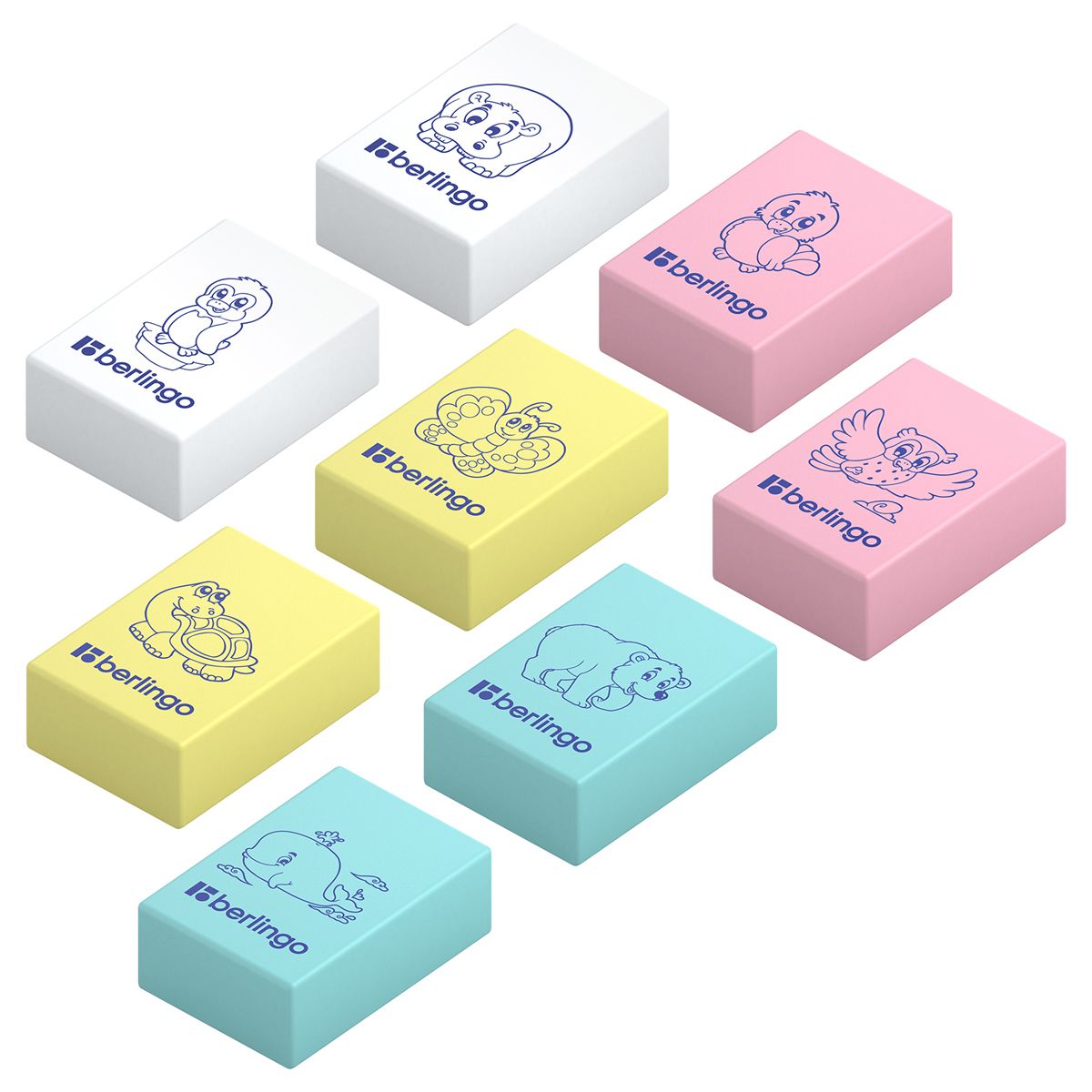 Ластик Berlingo "Animals" /80/