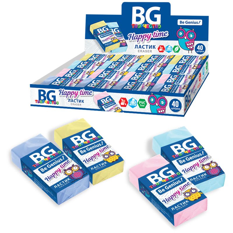 Ластик BG "Happy time" /40/