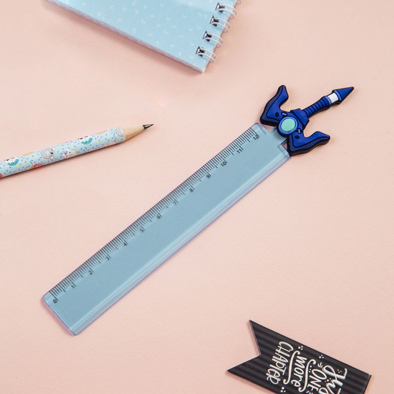 Линейка  12см MESHU "Blue sword" /36/