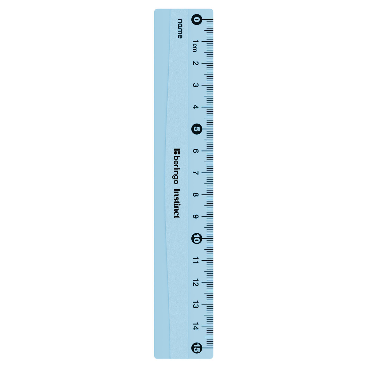 Линейка  15см "Berlingo Instinct" пластиковая ассорти /1/48/