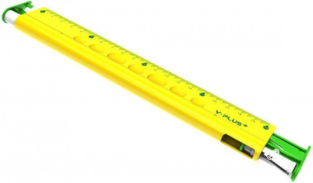 Линейка  20см 4-в-1 (точилка, ластик, карандаш) /20/