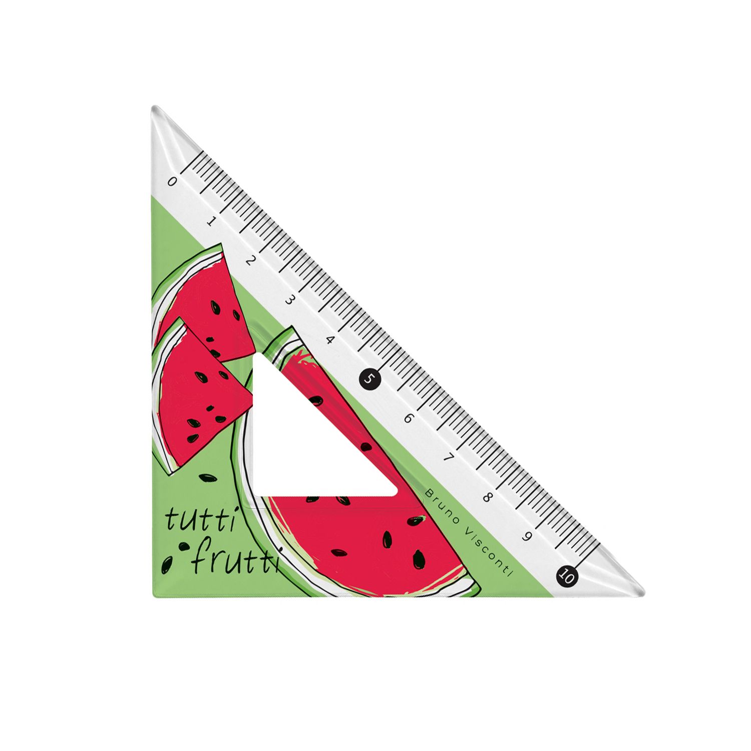 Треугольник 45° "HappyGraphix. Fresh & fruity. Арбуз"/24/