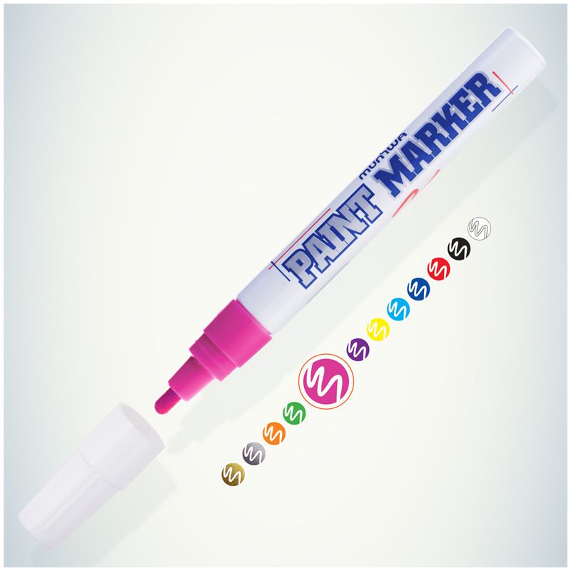 Маркер-краска "MunHwa" розовый /12/
