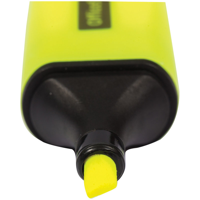 Маркер-текстовыделитель "OfficeSpace " 1-5мм желтый /12/