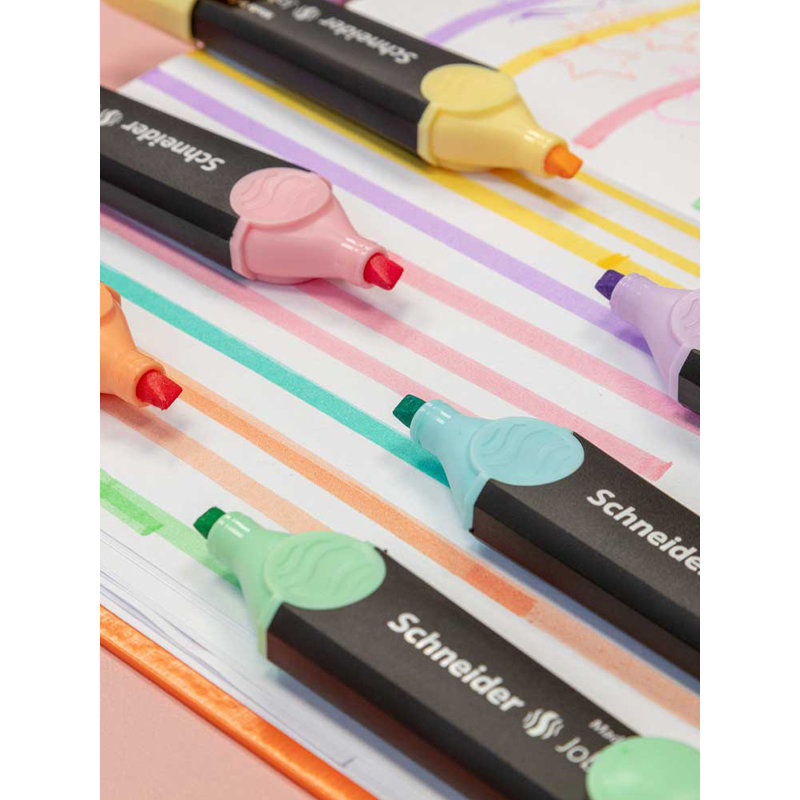 Маркер-текстовыделитель Schneider "Job" пастельный персиковый 1-5мм /10/