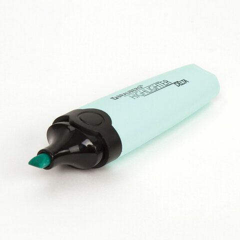 Маркер-текстовыделитель "BRAUBERG "DELTA PASTEL" бирюзовый /12/