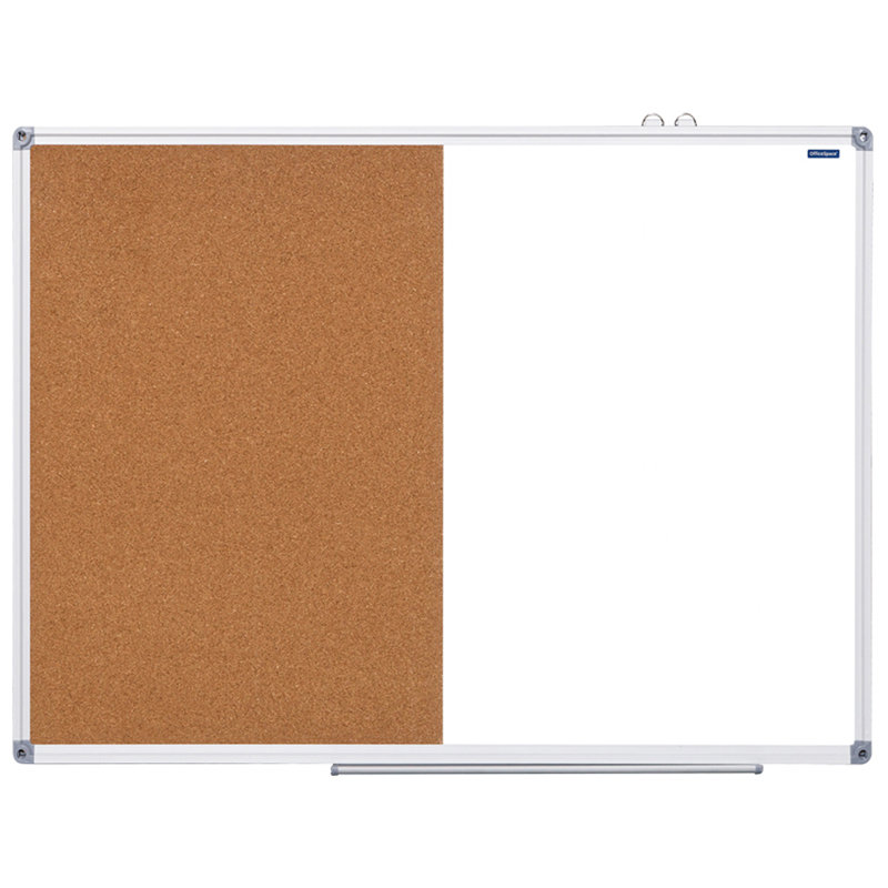 Доска магнитно-маркерная  90х120см "OfficeSpace" алюминиевая рамка