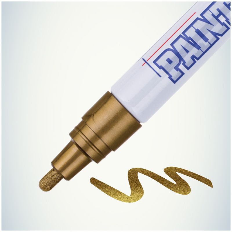 Маркер-краска "MunHwa" золотой /12/