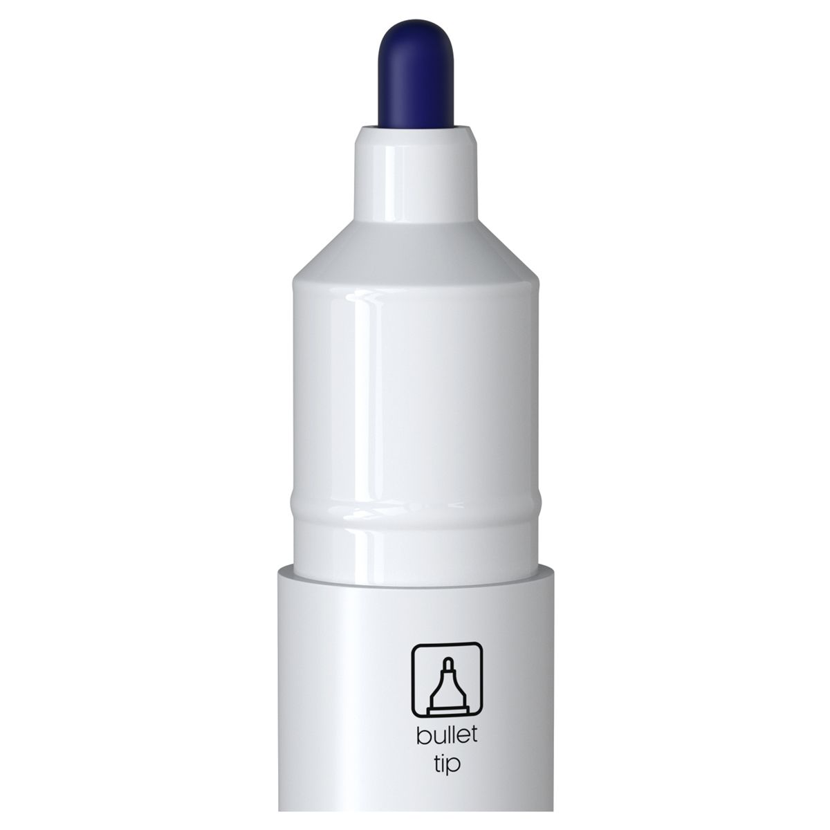 Маркер для доски 2 мм. "Berlingo" синий /12/