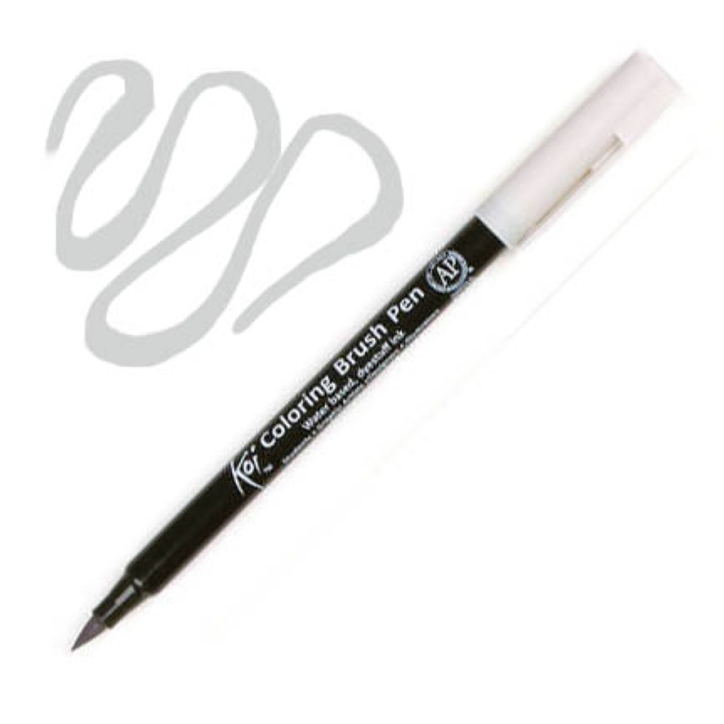 Маркер-акварельный "Koi" кисточка №153 холодный светлый /1/