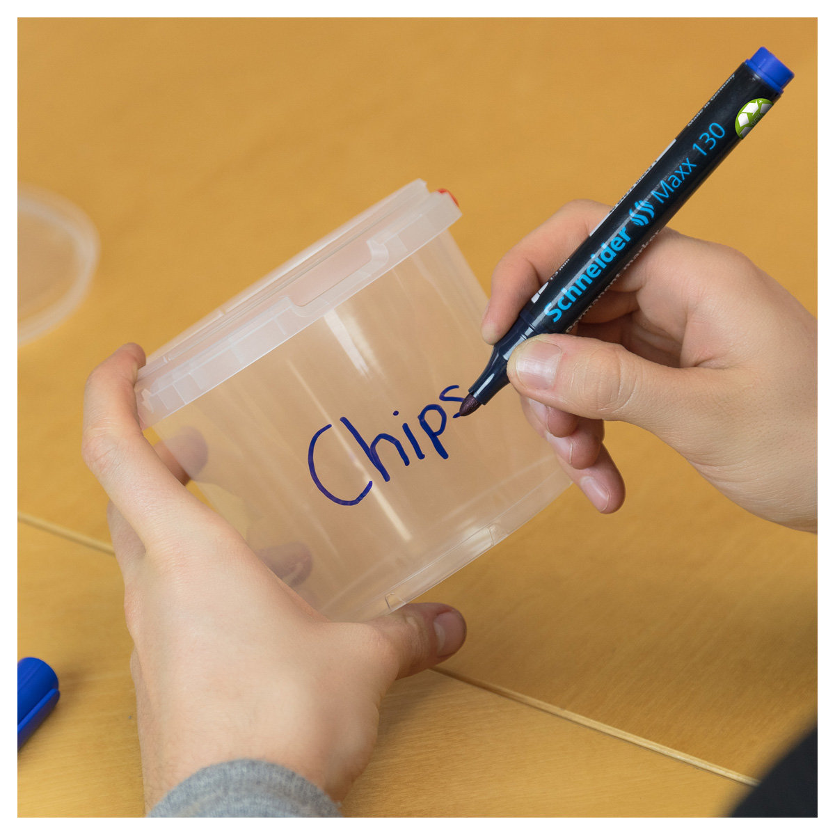 Маркер перманентный 3мм Schneider "Maxx 130" черный /10/