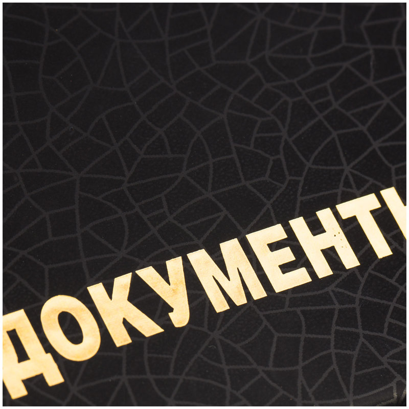Обложка для автодокументов OfficeSpace ПВХ, Графит /10/
