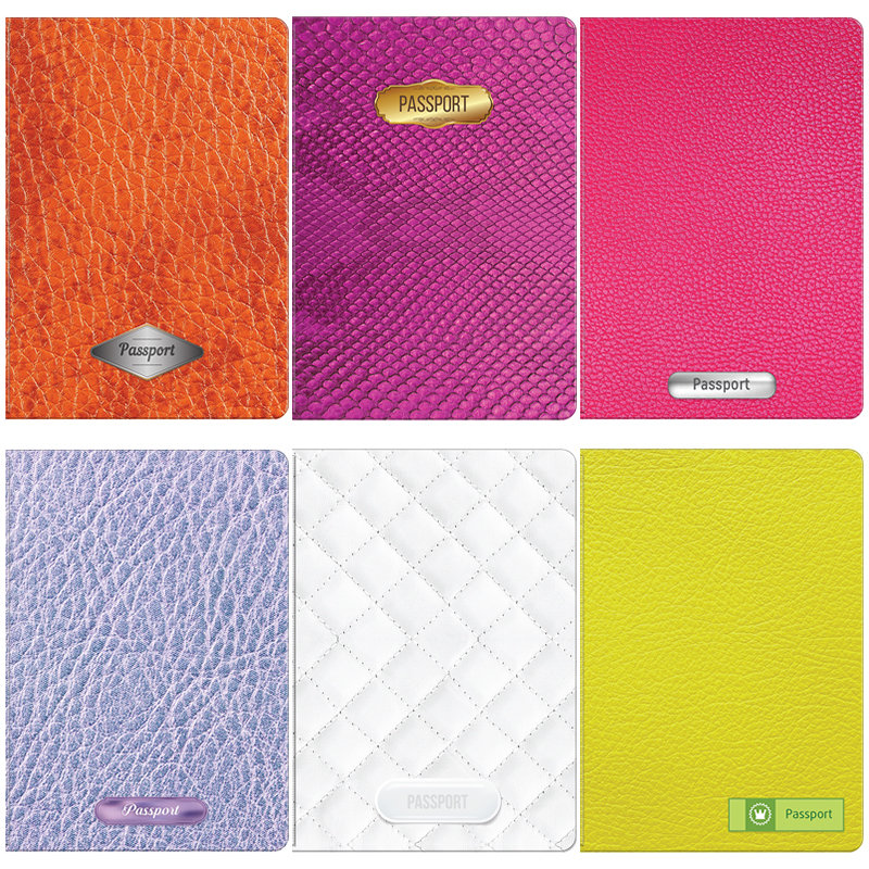 Обложка для паспорта OfficeSpace "Текстура" ассорти /1/