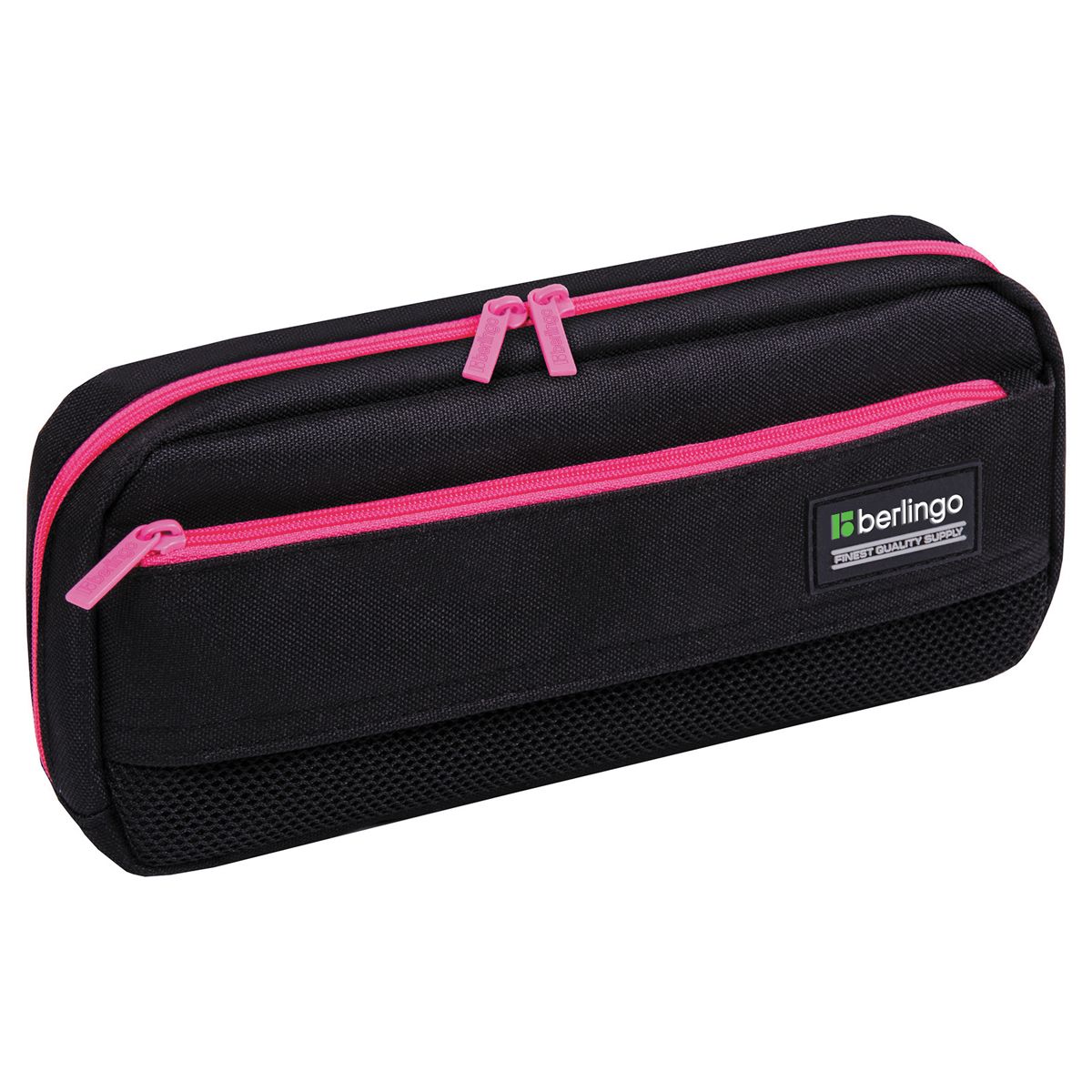 Пенал 1 отд. Berlingo "Black and pink"