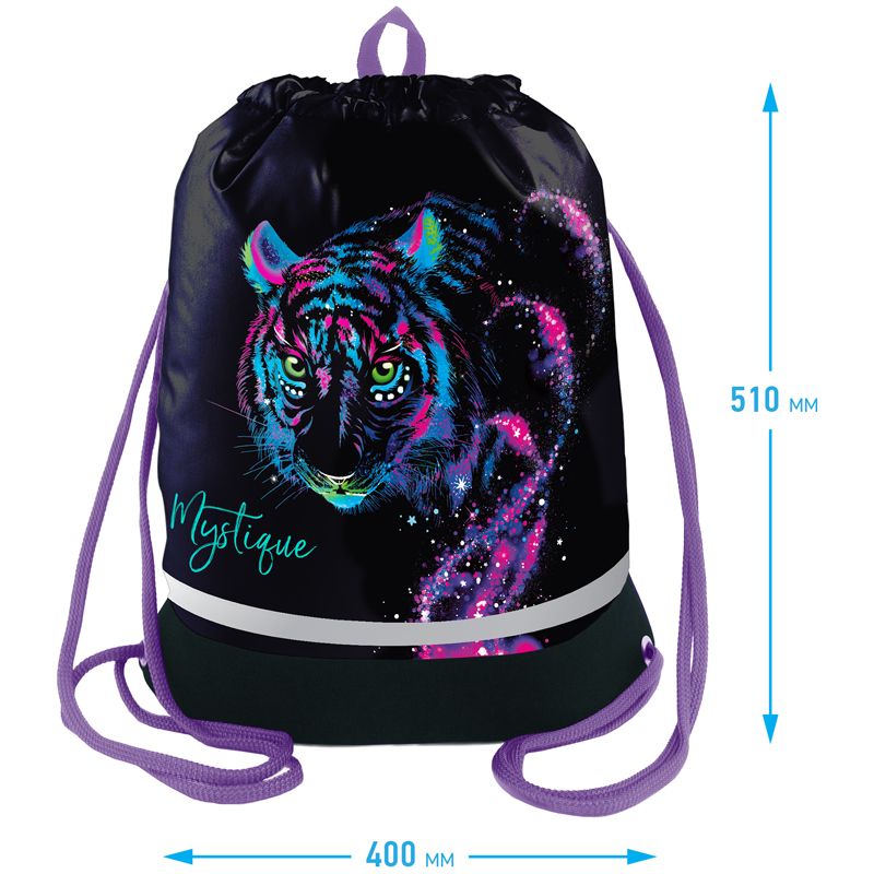 Мешок для сменной обуви Berlingo "Neon Tiger"