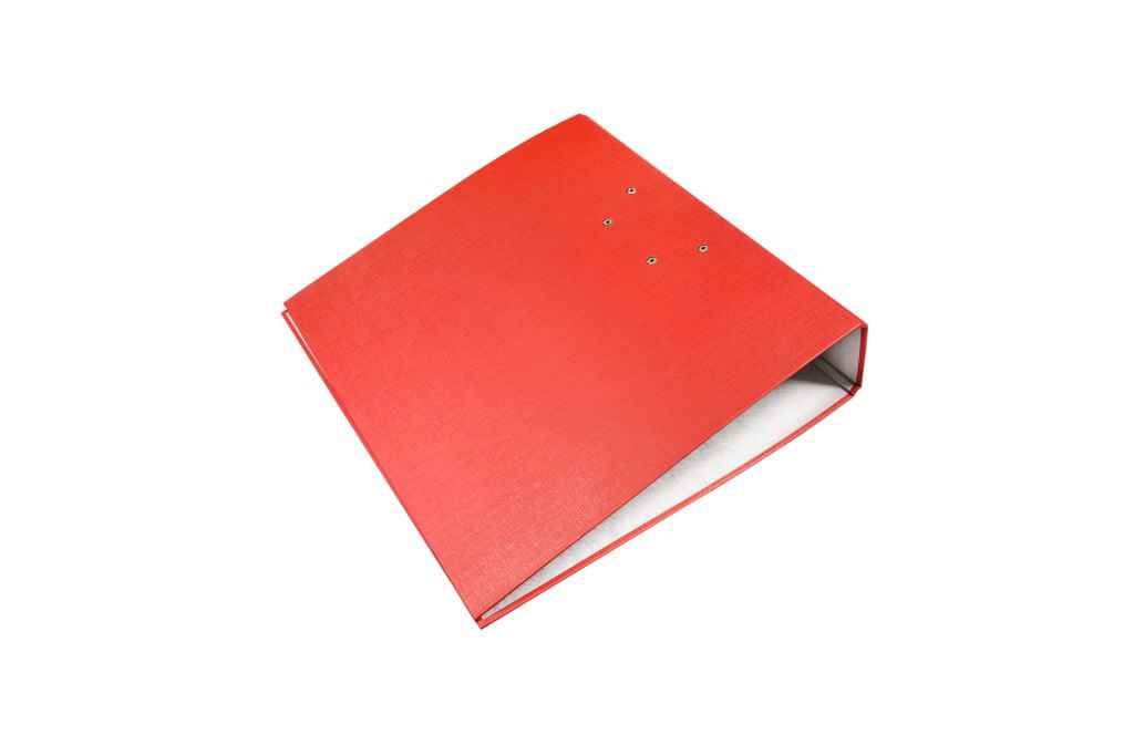 Папка-регистратор 75мм "Classic" красный /10/