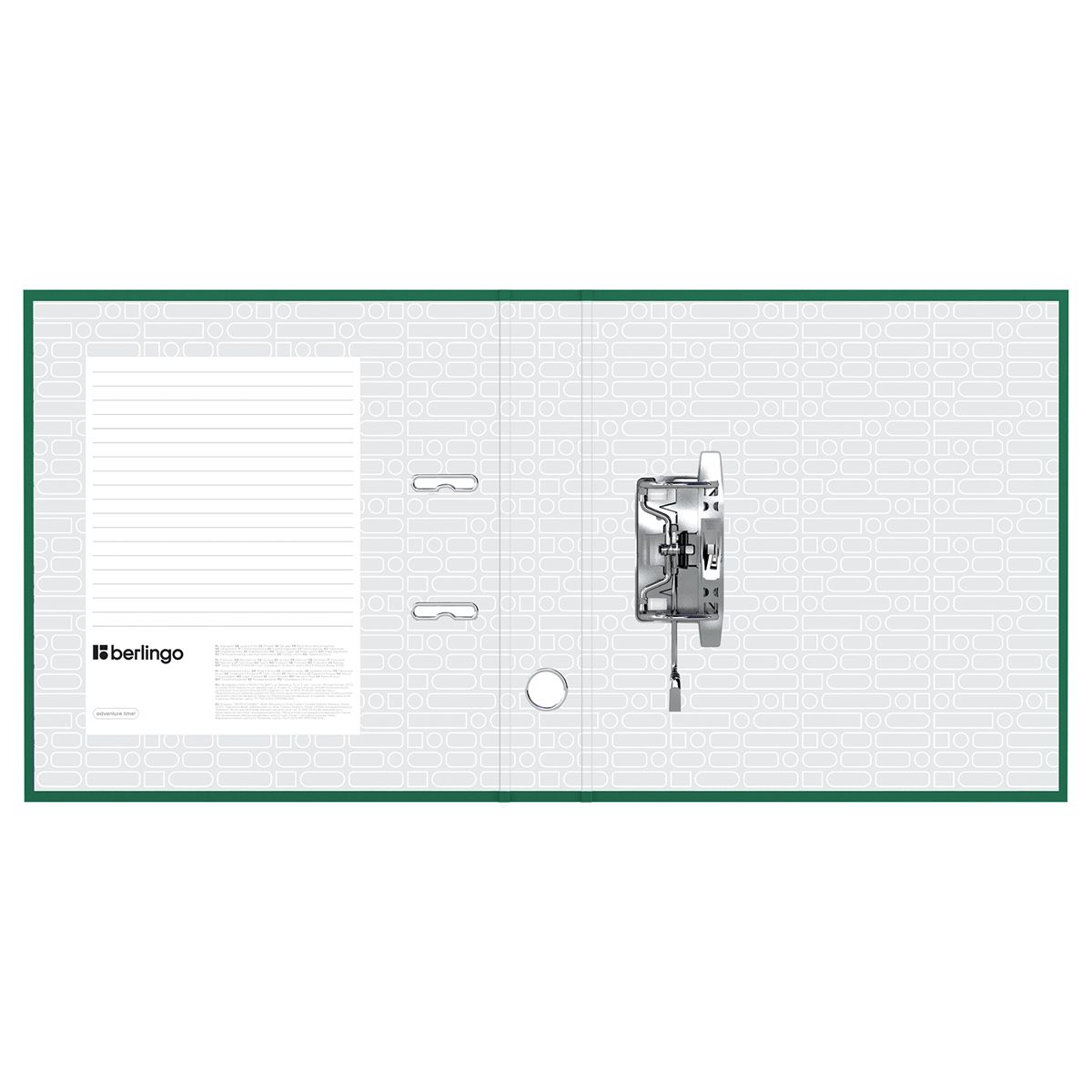 Папка-регистратор 50мм "Berlingo" темно-зеленый /25/