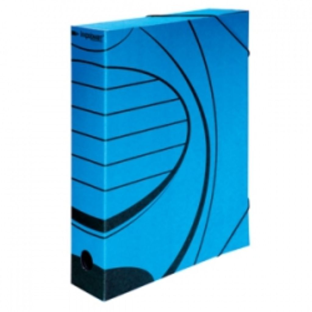 Короб архивный 320х260х75мм "inФОРМАТ" красный картон /50/