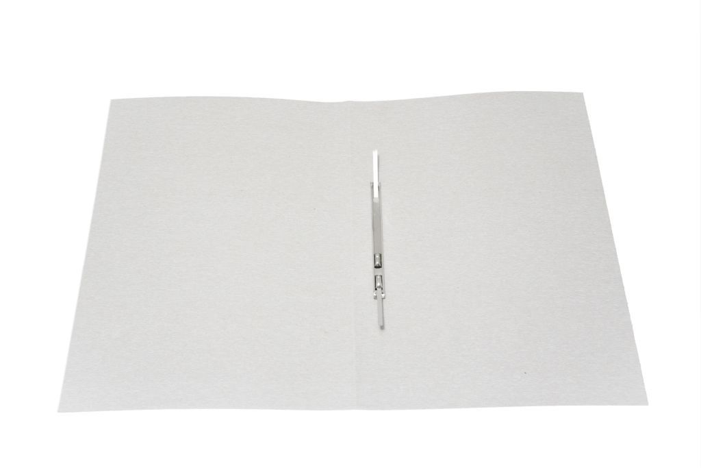 Папка-скоросшиватель А4 380г/кв.м "Дело" белый мелованный картон  /150/