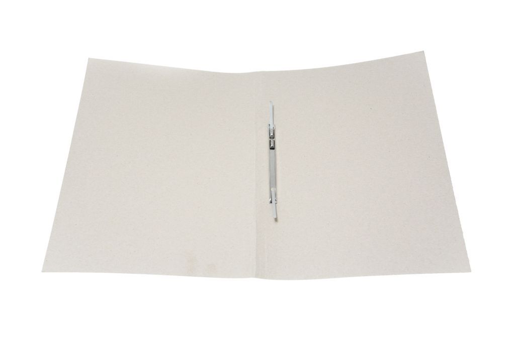 Папка-скоросшиватель А4 400-450г/кв.м "Дело" белый мелованный картон  /100/150/